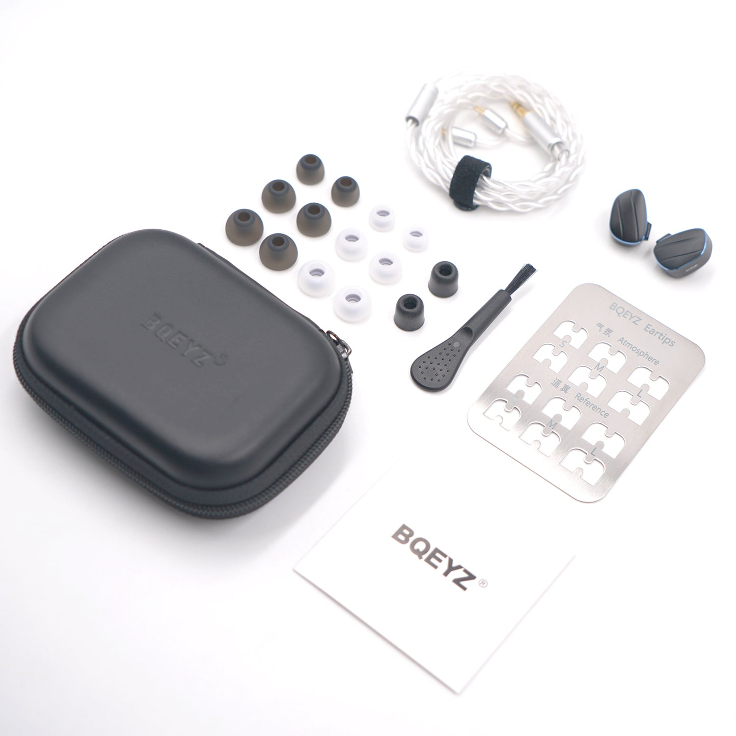 BQEYZ Cloud HiFi IEM Earphone Accessories Kit with Case and Ear Tips