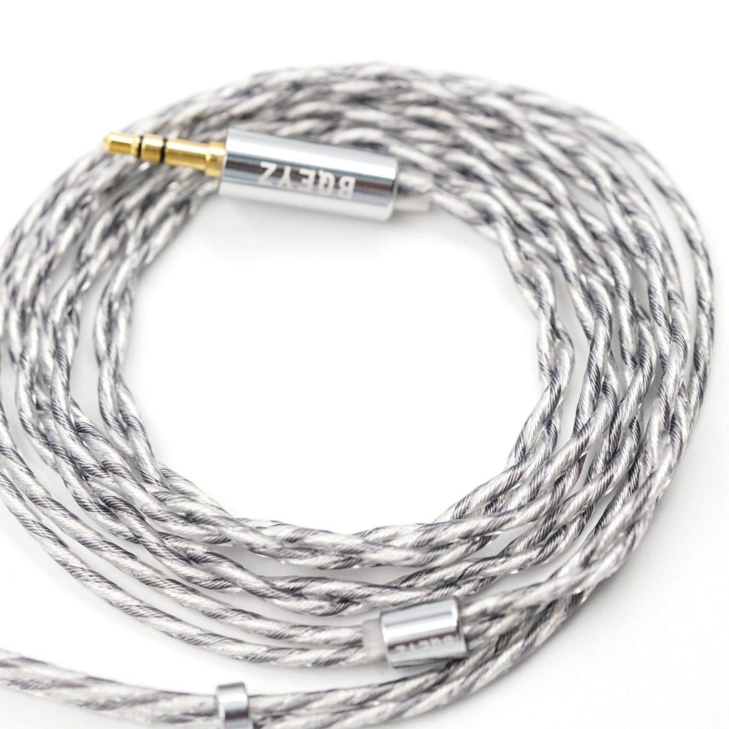 BQEYZ Hifi IEM Cable, Coiled Silver-Plated Wire for In-Ear Monitors - bqeyz.net