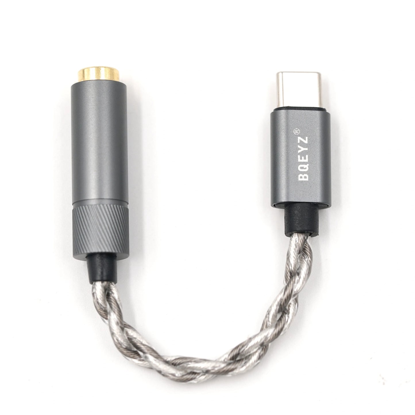 USB-C to dual 3.5mm (headphone/mic) adapter, HIFI sound quality for PC, recommended for BQEYZ.