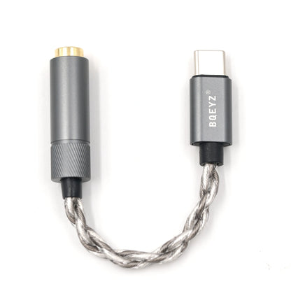 USB-C to dual 3.5mm (headphone/mic) adapter, HIFI sound quality for PC, recommended for BQEYZ.