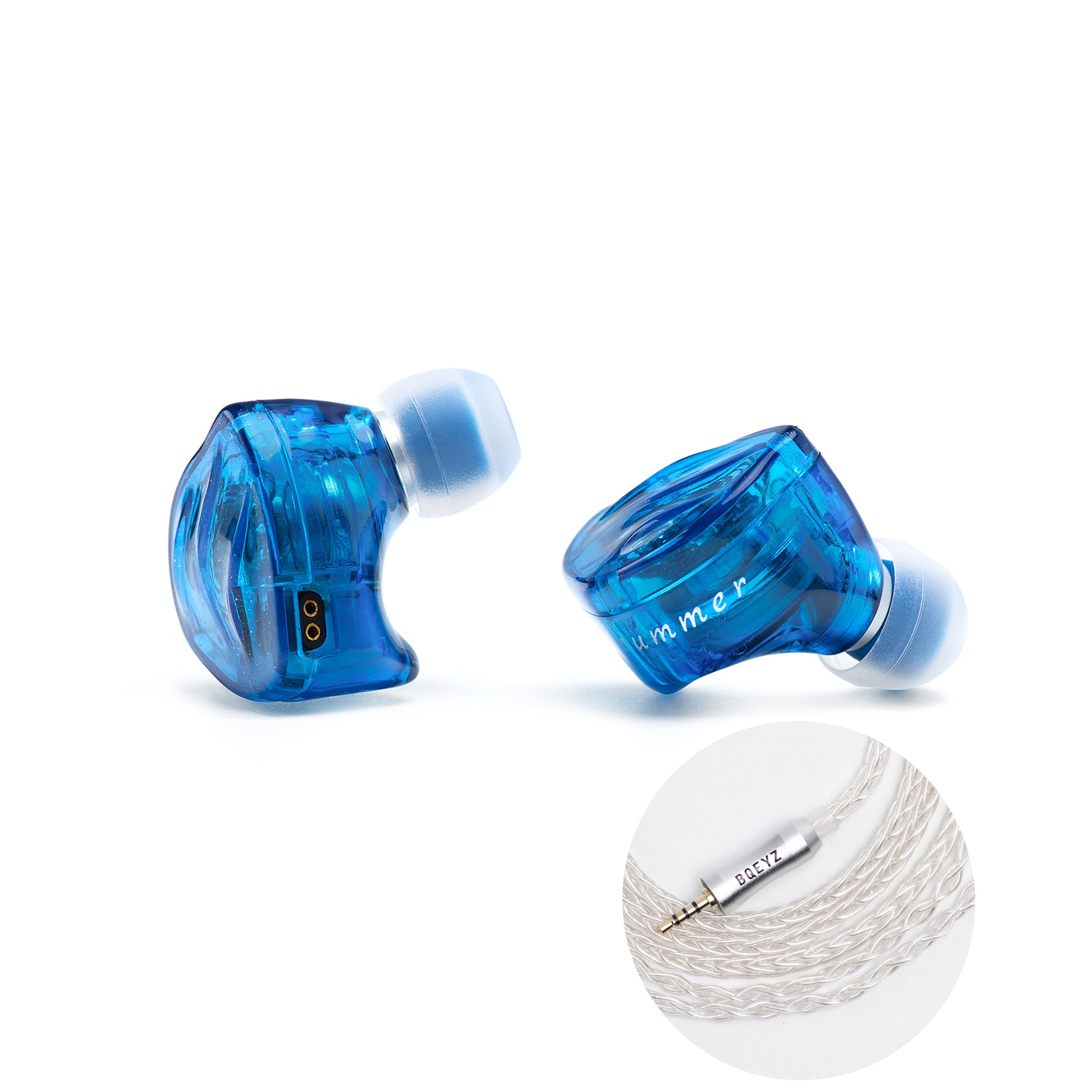 BQEYZ summer 青 BQEYZ Summer HiFi earphones 3.5mm jack – BQEYZ audio
