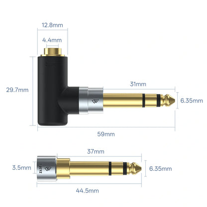 BQEYZ Audio Adapter Dimensions - Technical Size Guide