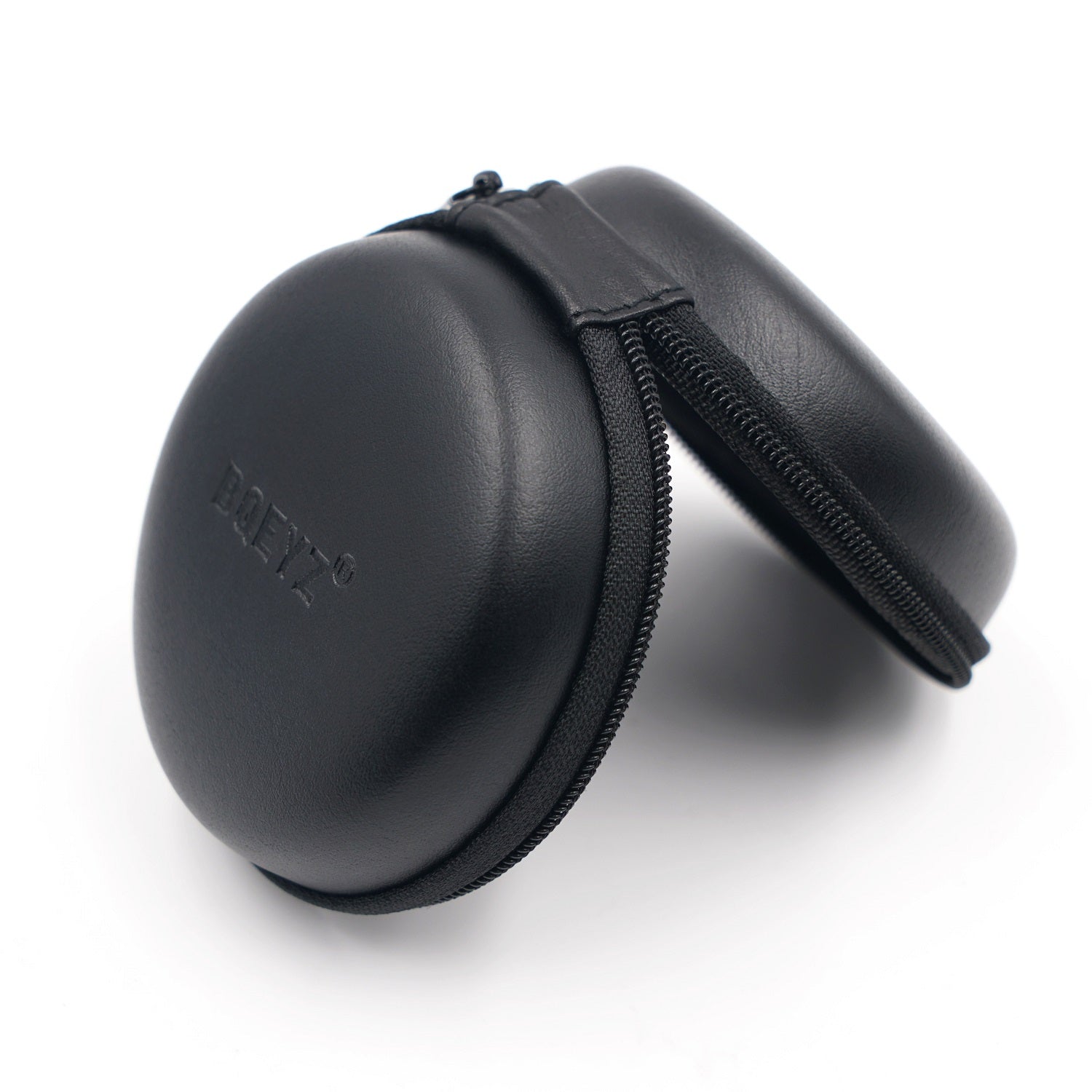 BQEYZ Black HiFi IEM Earphone Carry Case - Angled View