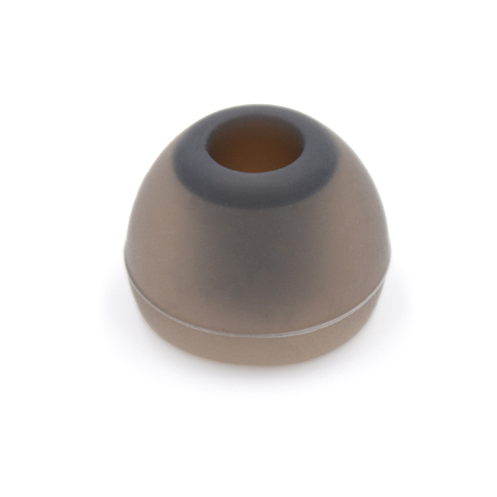BQEYZ Black-Brown Silicone Ear Tips for HiFi IEM Earphones - Medium Sizes for Custom Comfort