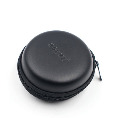 BQEYZ Black HiFi IEM Earphone Carry Case - Side View