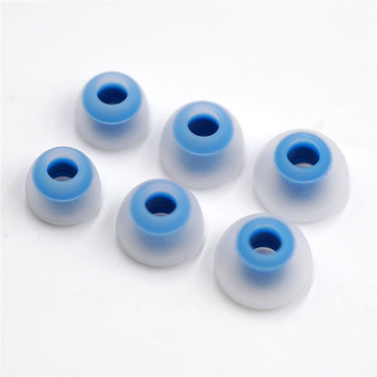 BQEYZ Blue-Clear Silicone Ear Tips for HiFi IEM Earphones - Extended Set for Multiple Devices