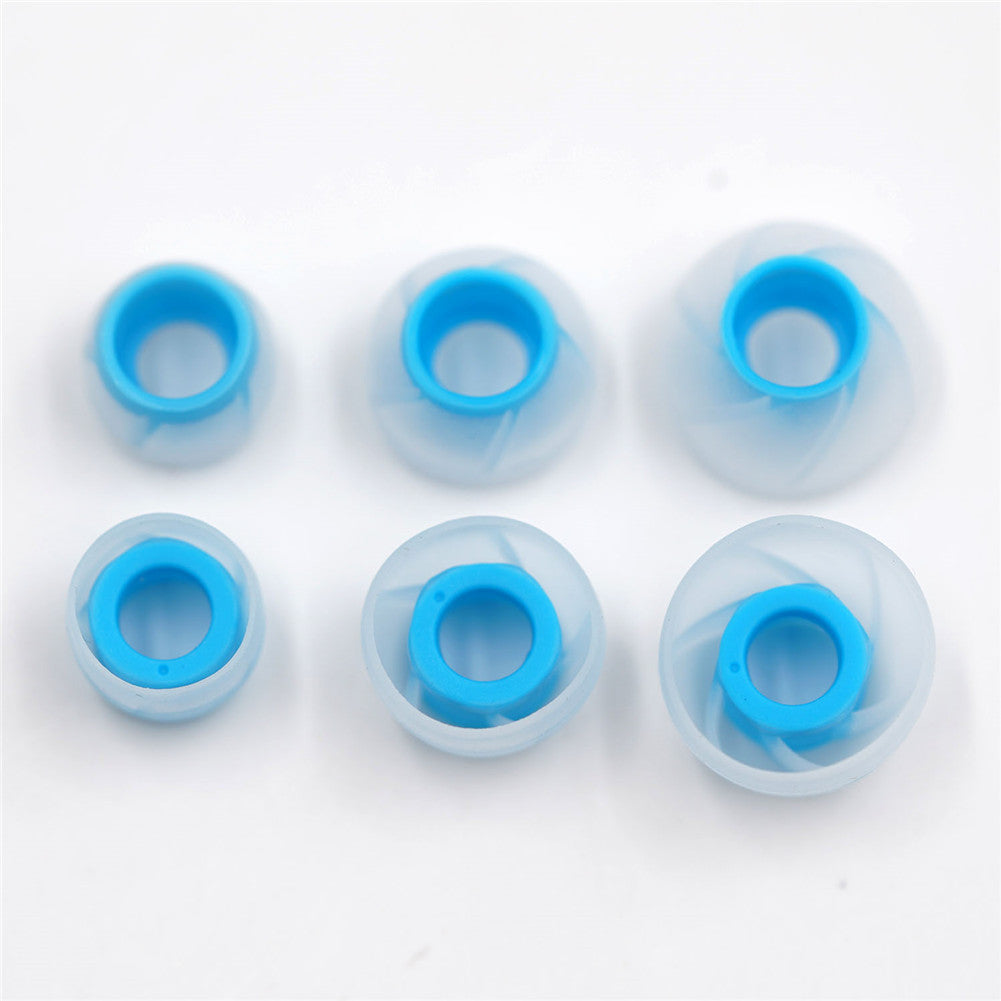 BQEYZ Blue-Clear Silicone Ear Tips for HiFi IEM Earphones - Extra Small Sizes for Precise Fit