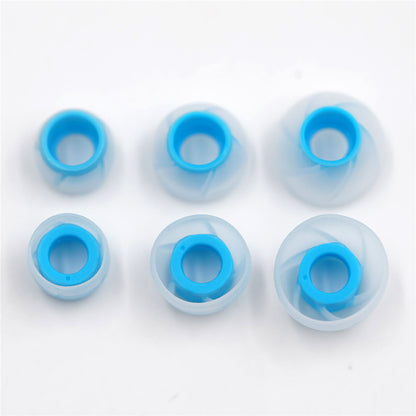 BQEYZ Blue-Clear Silicone Ear Tips for HiFi IEM Earphones - Extra Small Sizes for Precise Fit