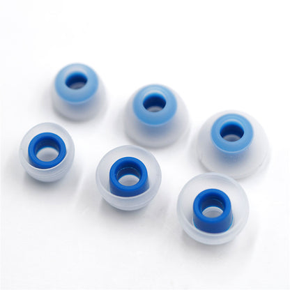 BQEYZ Blue-Clear Silicone Ear Tips for HiFi IEM Earphones - Small Set for Spare Use