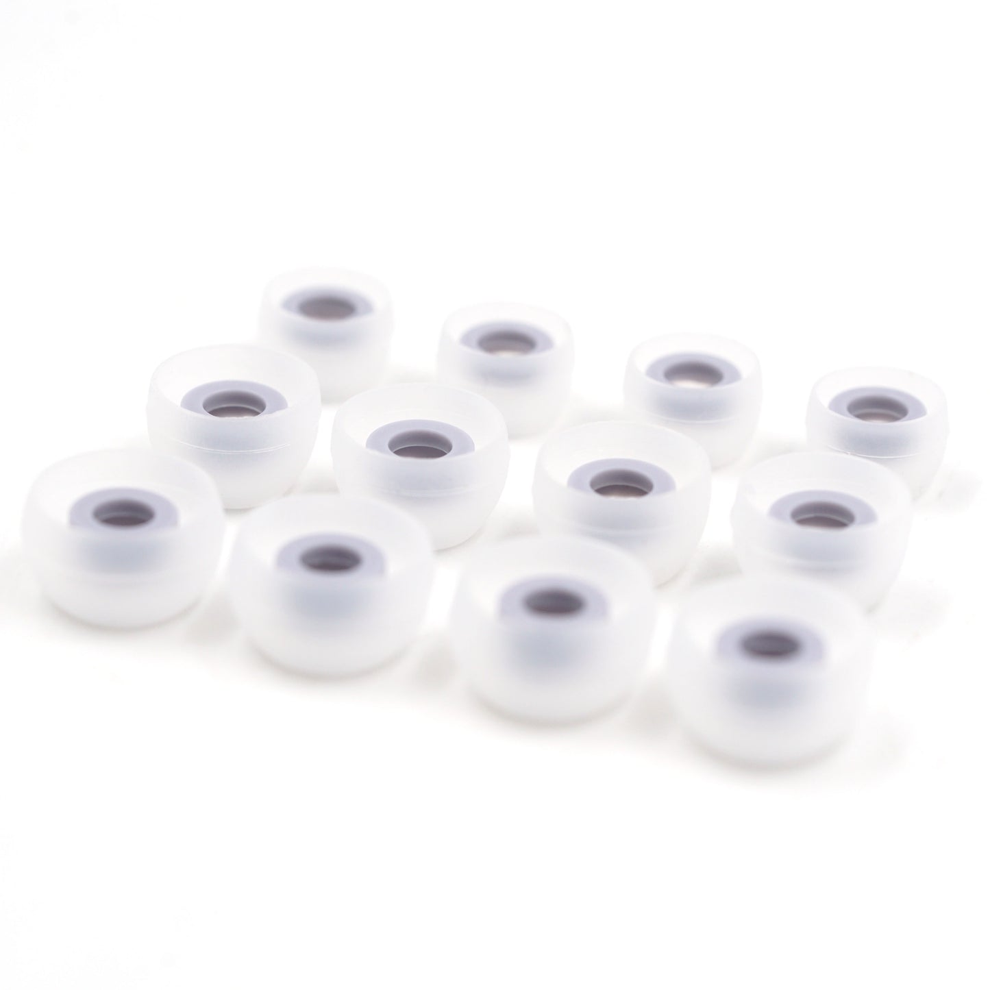 BQEYZ Clear Silicone Ear Tips for HiFi IEM Earphones - Comprehensive Set for Long-Term Use
