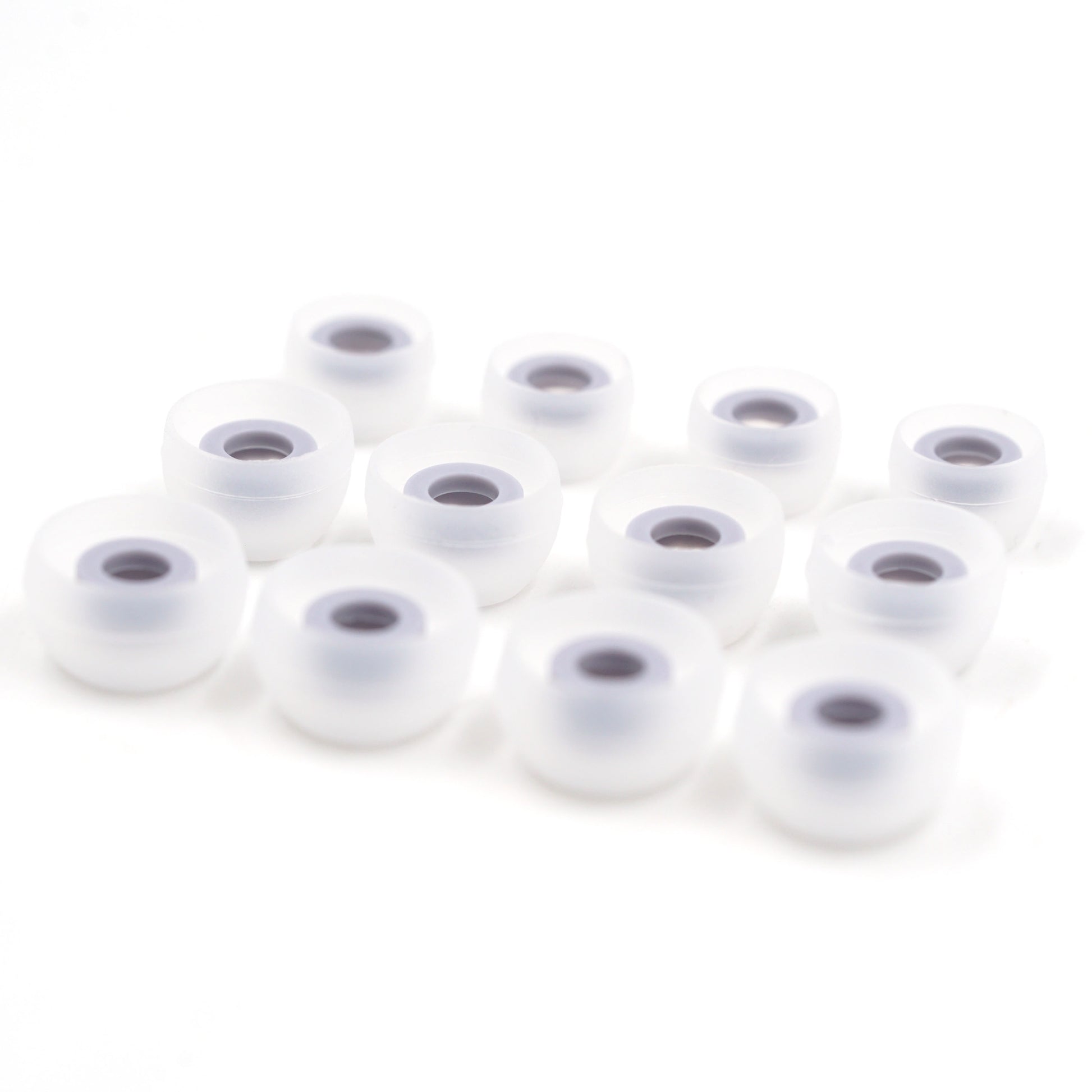BQEYZ Clear Silicone Ear Tips for HiFi IEM Earphones - Comprehensive Set for Long-Term Use