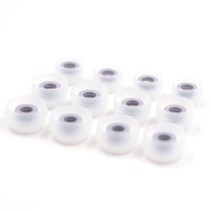 BQEYZ Clear Silicone Ear Tips for HiFi IEM Earphones - Comprehensive Set for Long-Term Use