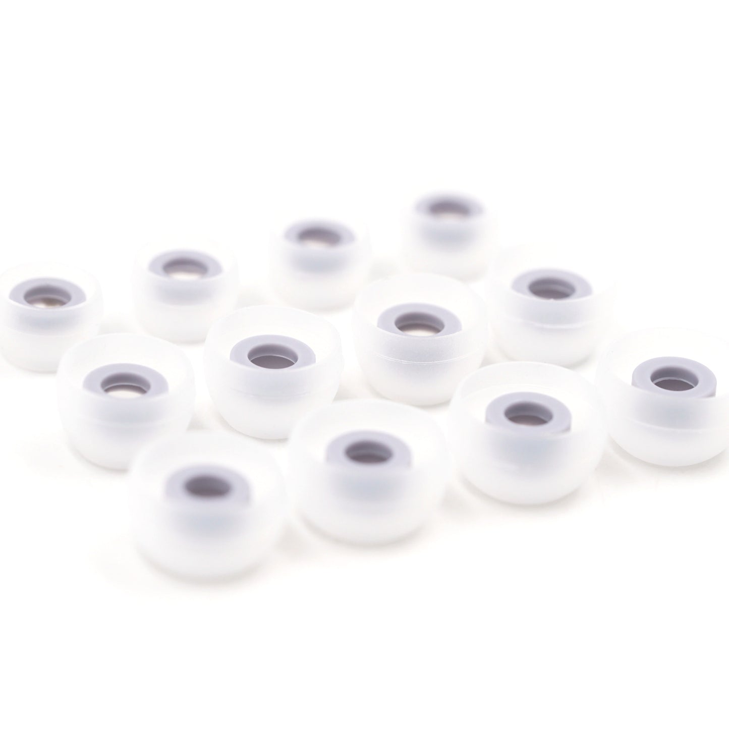 BQEYZ Clear Silicone Ear Tips for HiFi IEM Earphones - Versatile Sizing for All Users