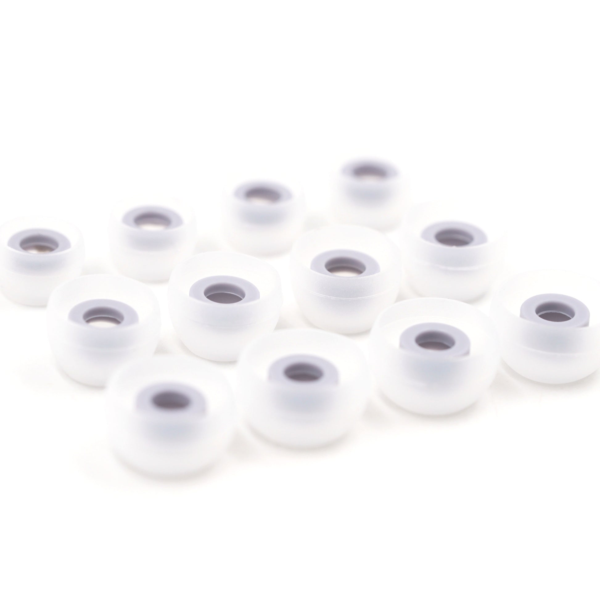 BQEYZ Clear Silicone Ear Tips for HiFi IEM Earphones - Versatile Sizing for All Users