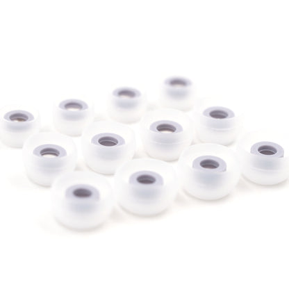 BQEYZ Clear Silicone Ear Tips for HiFi IEM Earphones - Versatile Sizing for All Users
