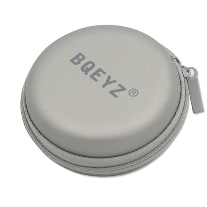 BQEYZ Gray HiFi IEM Earphone Carry Case - Front View