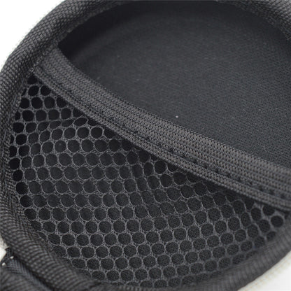 BQEYZ Gray HiFi IEM Earphone Carry Case - Interior Mesh Pocket Detail