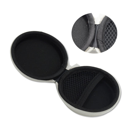 BQEYZ Gray HiFi IEM Earphone Carry Case - Opened Flat View