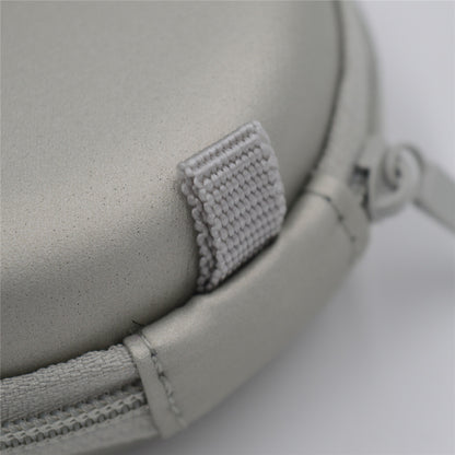  BQEYZ Gray HiFi IEM Earphone Carry Case - Zipper & Strap Detail
