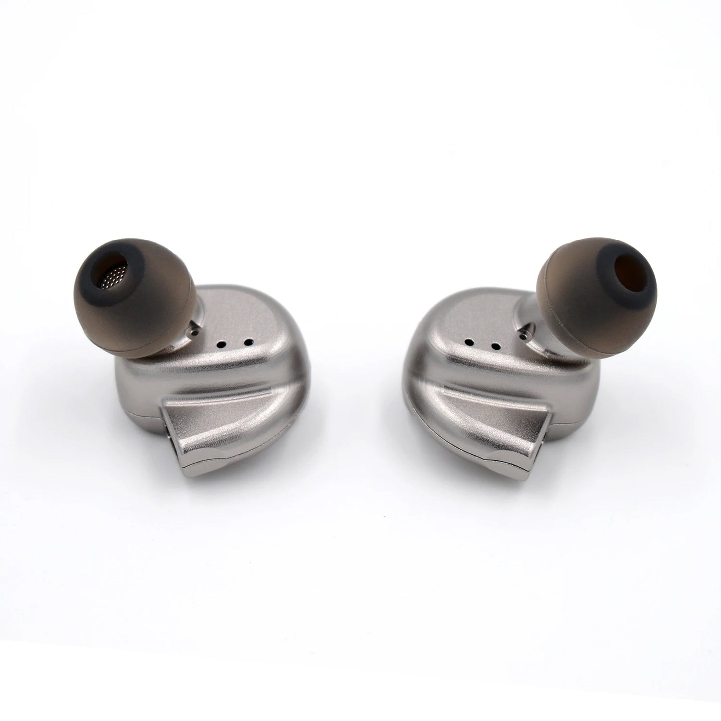 BQEYZ KC2 Silver HiFi IEM Earphone with Braided Cable