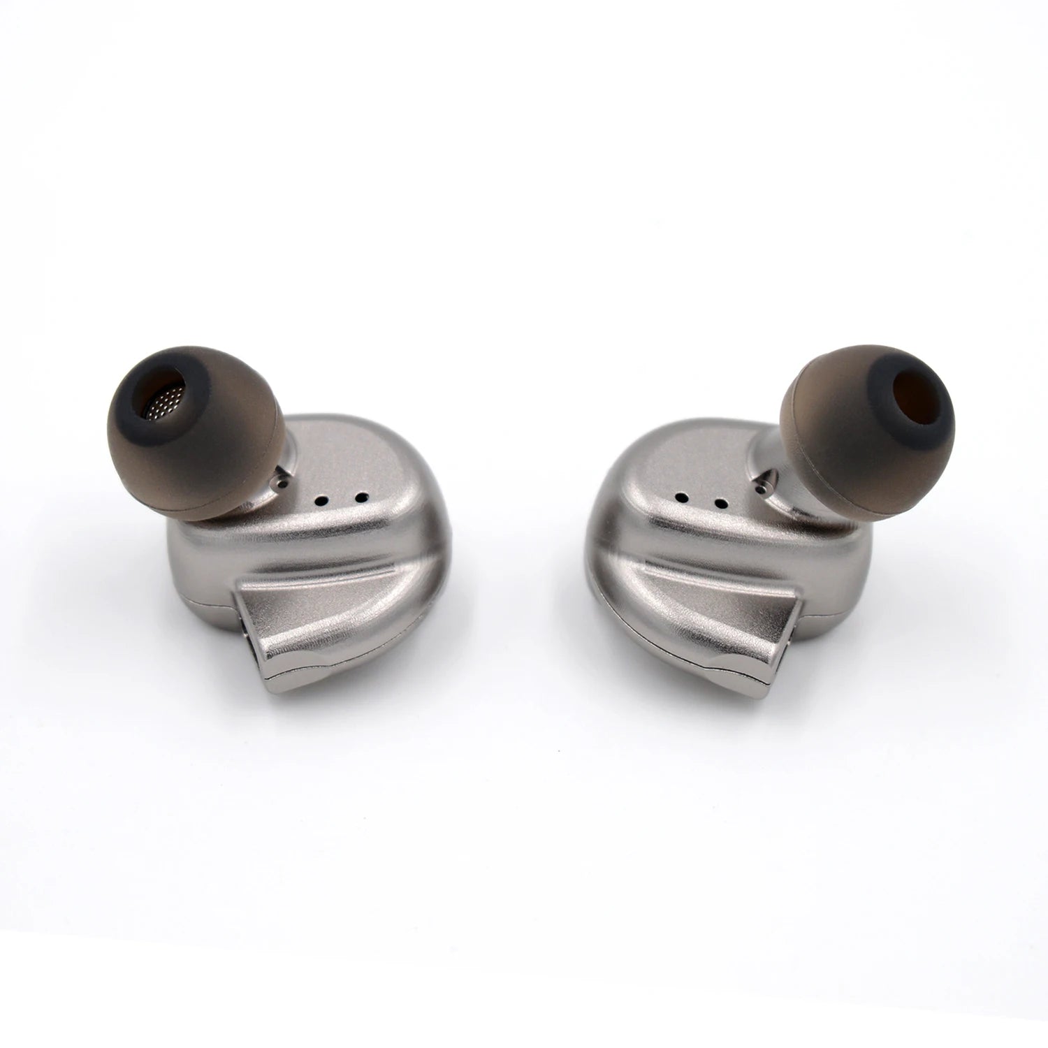 BQEYZ KC2 Silver HiFi IEM Earphone with Braided Cable