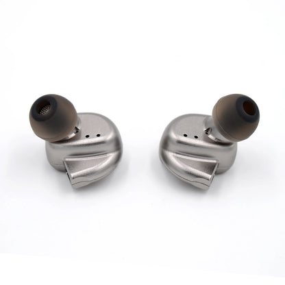 BQEYZ KC2 Silver HiFi IEM Earphone with Braided Cable