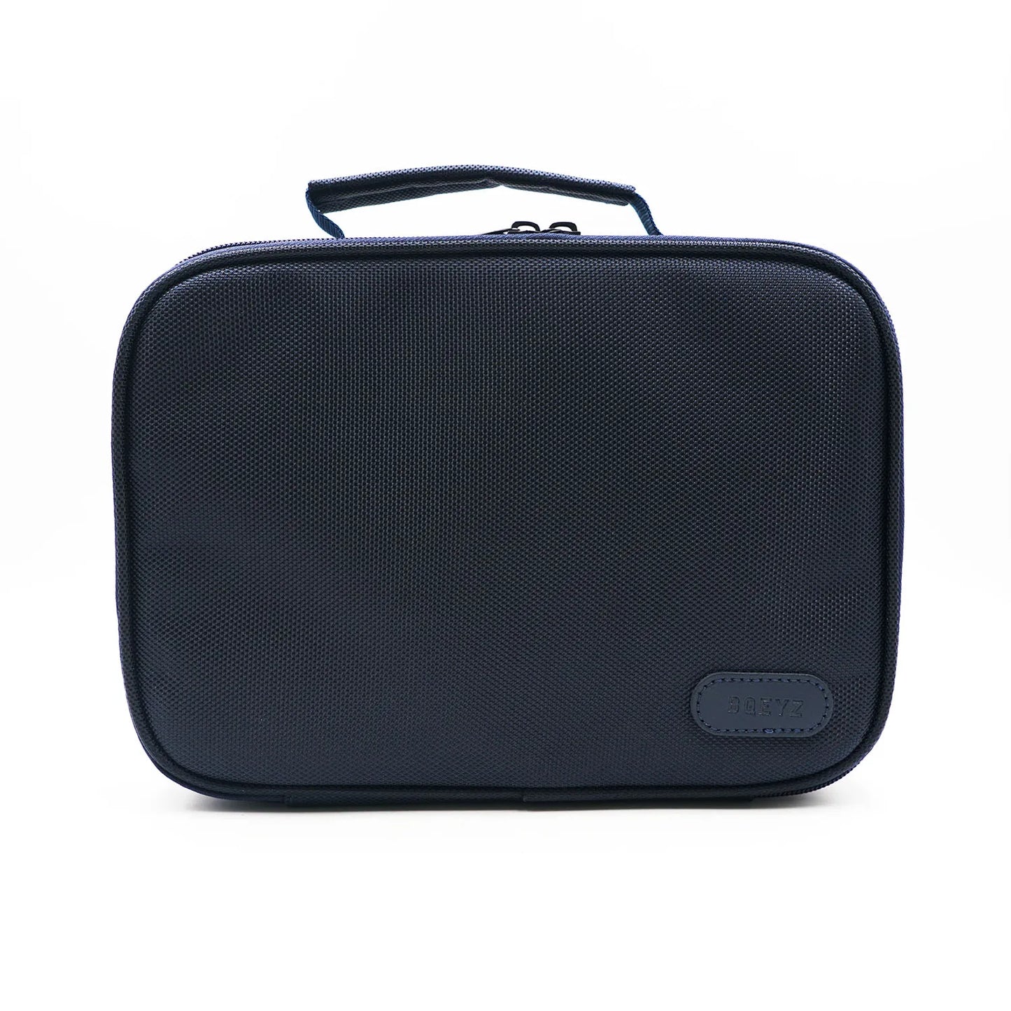 BQEYZ Navy Blue HiFi IEM Earphone Storage Bag - Front View