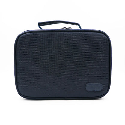 BQEYZ Navy Blue HiFi IEM Earphone Storage Bag - Front View