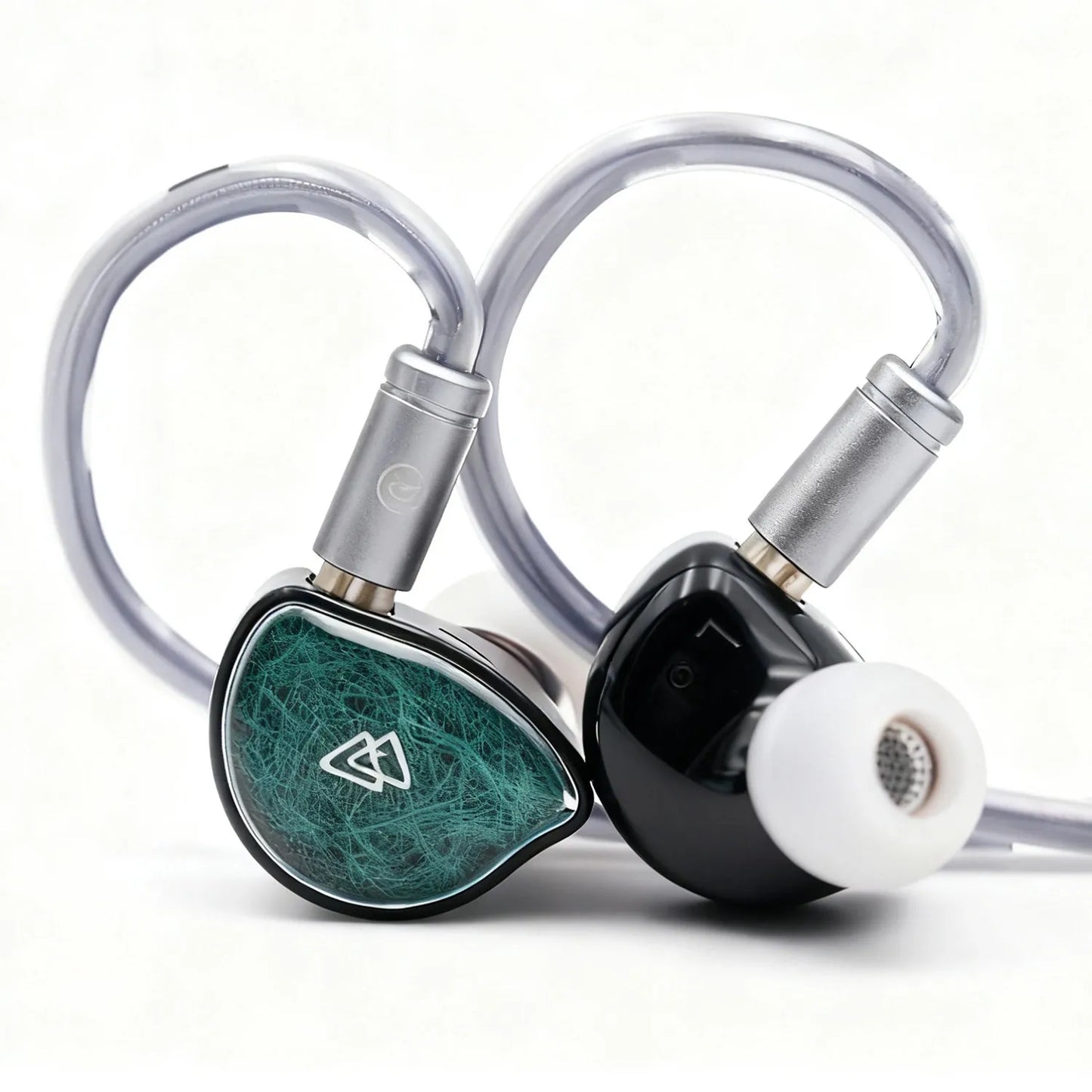 BQEYZ NI HiFi IEM Earphones - Black & Green Shell with Cable