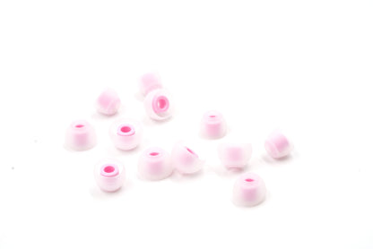 BQEYZ Pink Silicone Ear Tips with Blue IEM Earphones - Combined for Studio & Daily Use