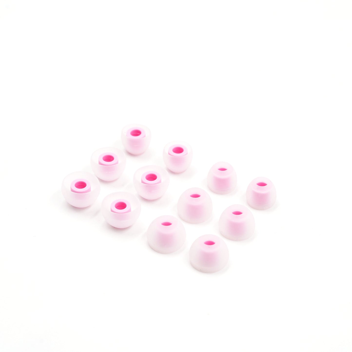 BQEYZ Pink Silicone Ear Tips for HiFi IEM Earphones - Extra Small Sizes for Precise Fit