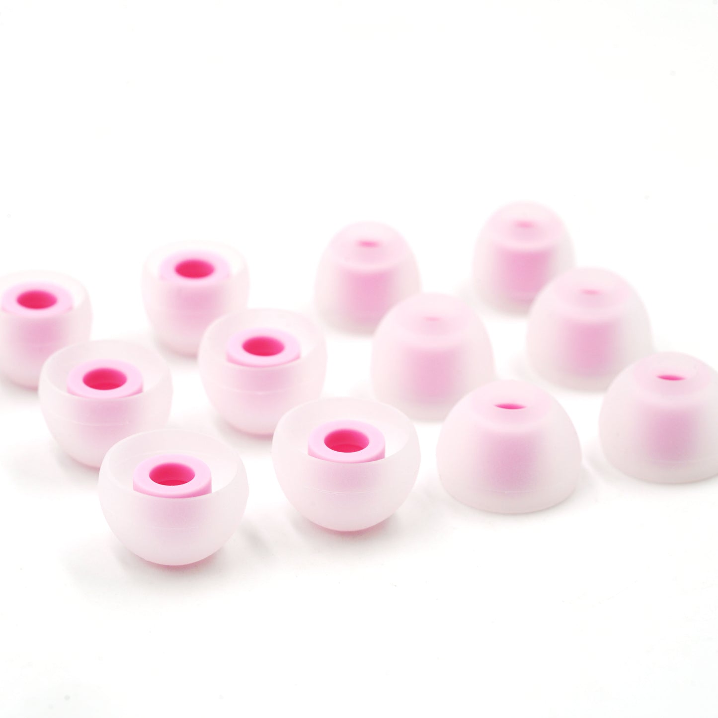 BQEYZ Pink Silicone Ear Tips for HiFi IEM Earphones - Multiple Sizes for Custom Comfort