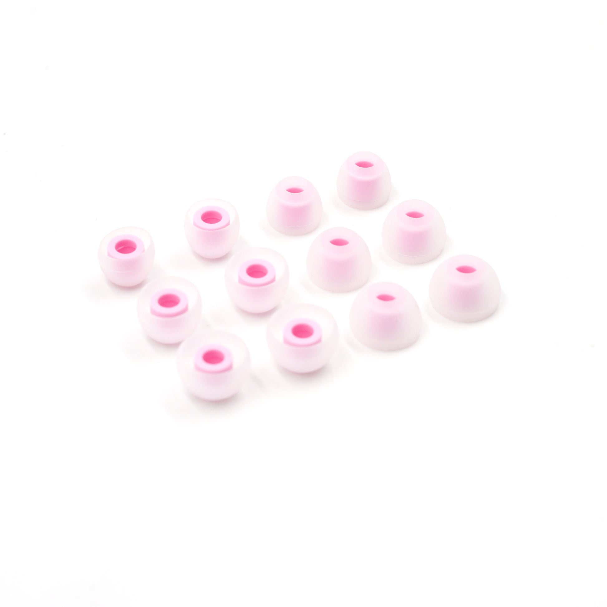 BQEYZ Pink Silicone Ear Tips for HiFi IEM Earphones - Small Quantity for Replacement Needs