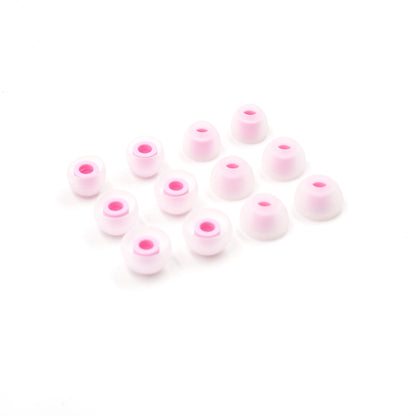 BQEYZ Pink Silicone Ear Tips for HiFi IEM Earphones - Small Quantity for Replacement Needs