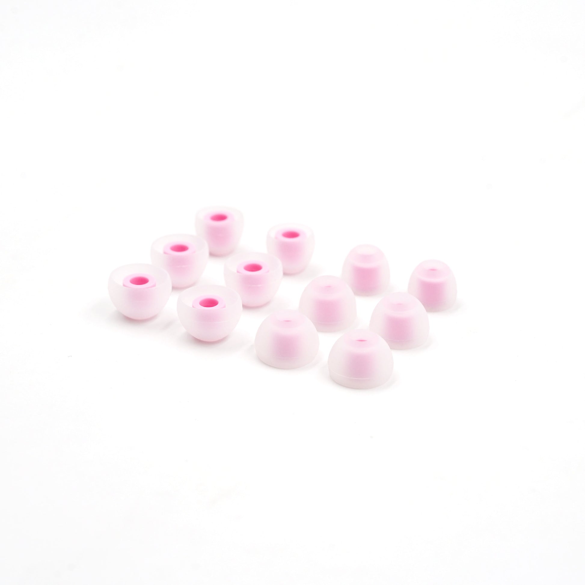 BQEYZ Pink Silicone Ear Tips for HiFi IEM Earphones - Small Quantity Set for Spare Use