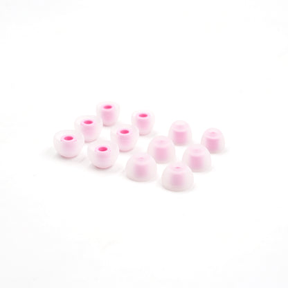 BQEYZ Pink Silicone Ear Tips for HiFi IEM Earphones - Small Quantity Set for Spare Use