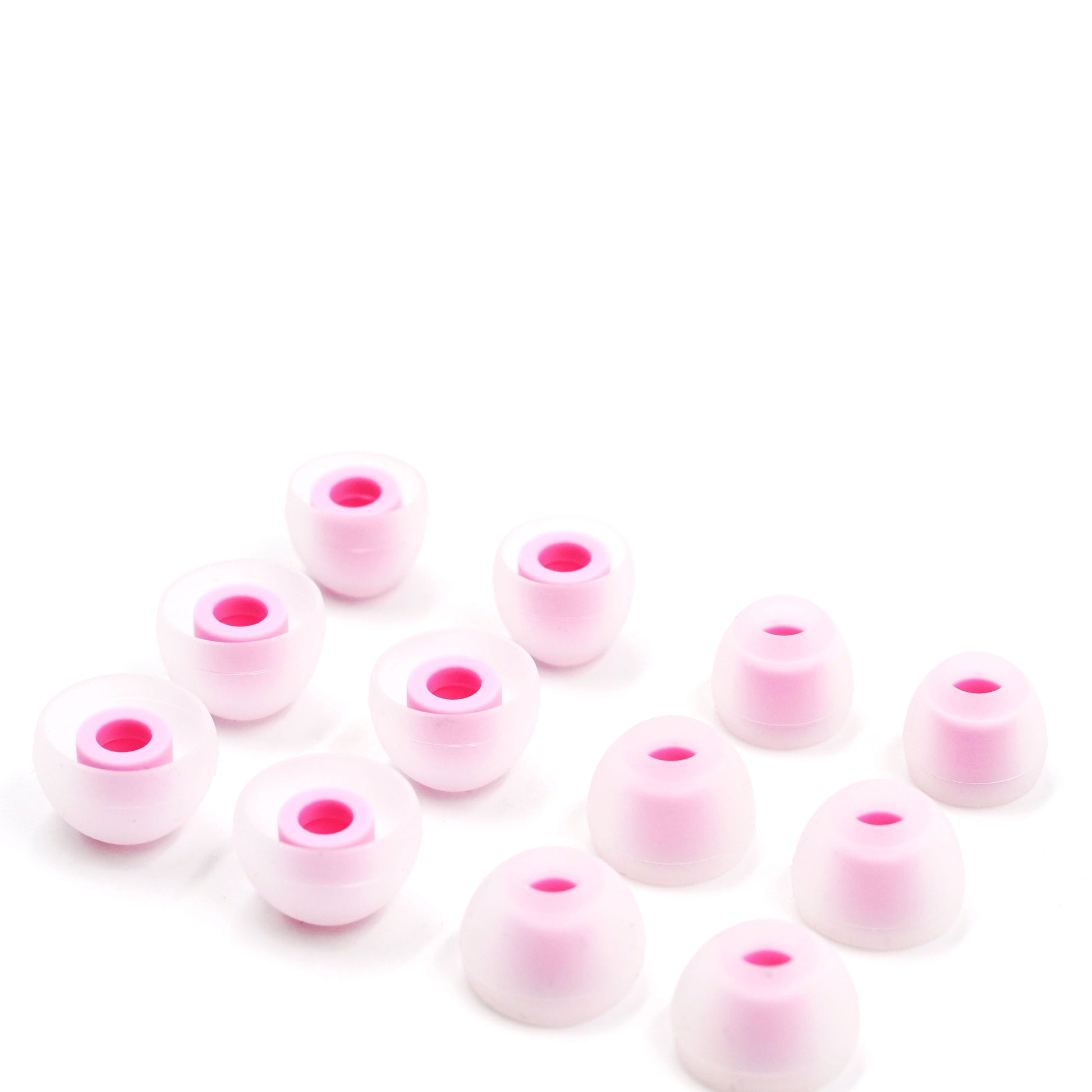 BQEYZ Pink Silicone Ear Tips for HiFi IEM Earphones - Versatile Sizing for All Users