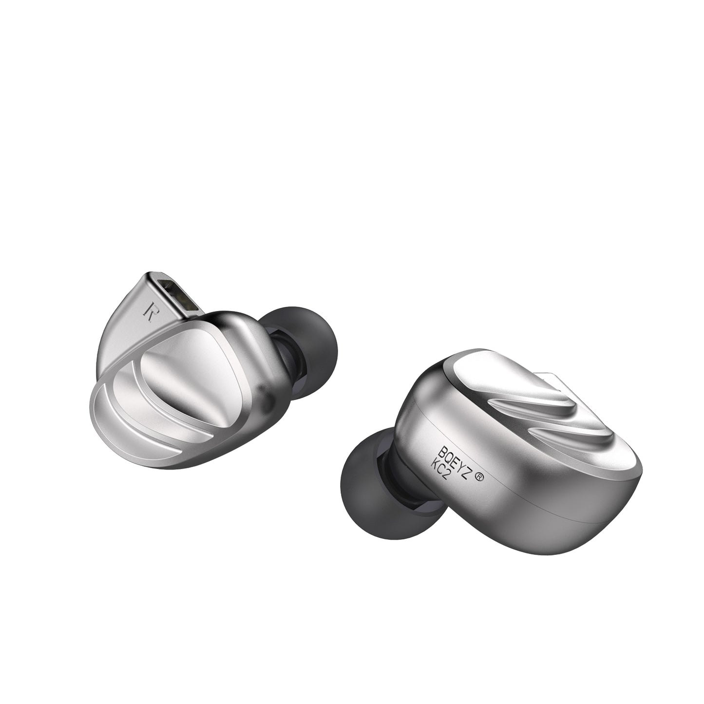 Gray BQEYZ KC2 HiFi IEM Earphone Shells