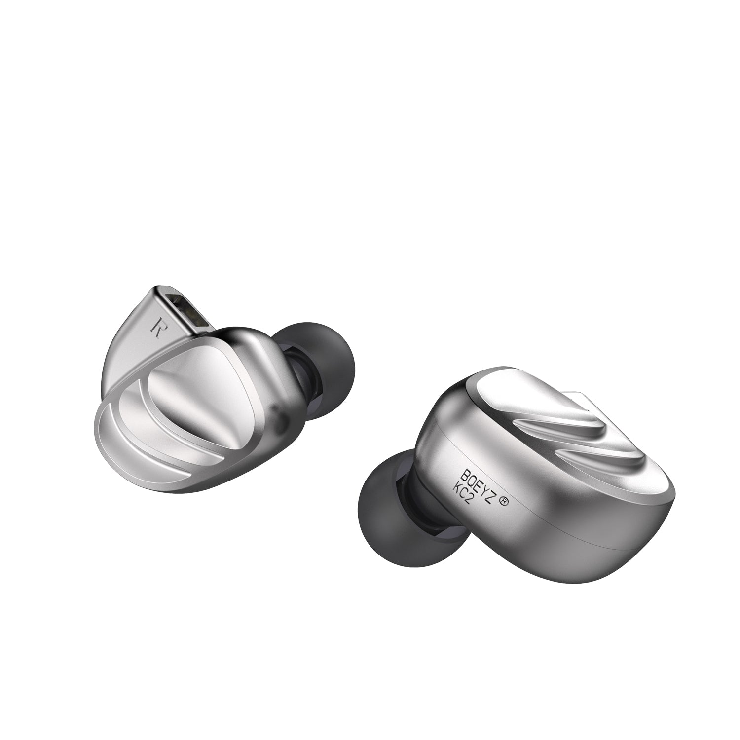 Gray BQEYZ KC2 HiFi IEM Earphone Shells