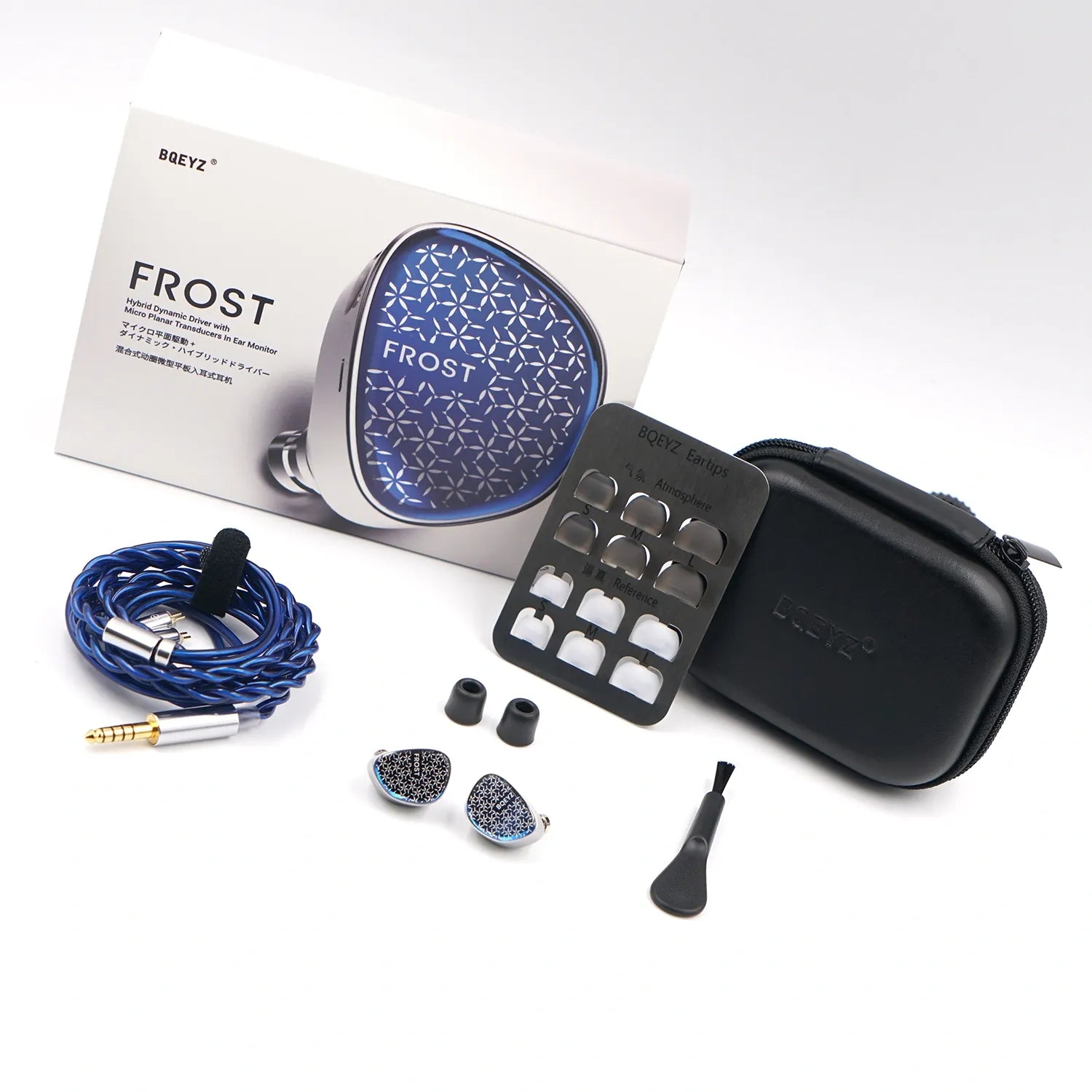 BQEYZ Frost Hifi IEM Earphone with Accessories