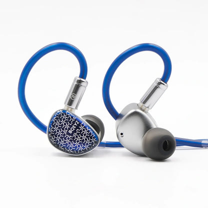 BQEYZ Frost  Hifi IEM Earphone with Blue Accents