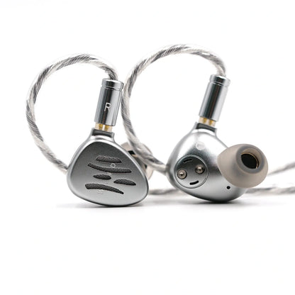 BQEYZ Silver Hifi IEM Earphone Dual Driver