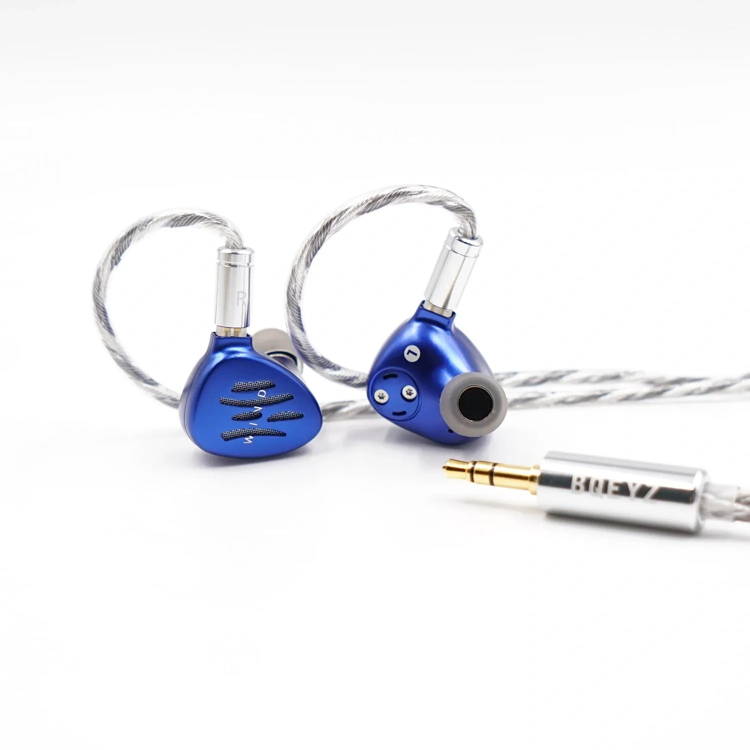 BQEYZ Wind Blue Hifi IEM Earphone 3.5mm Connector