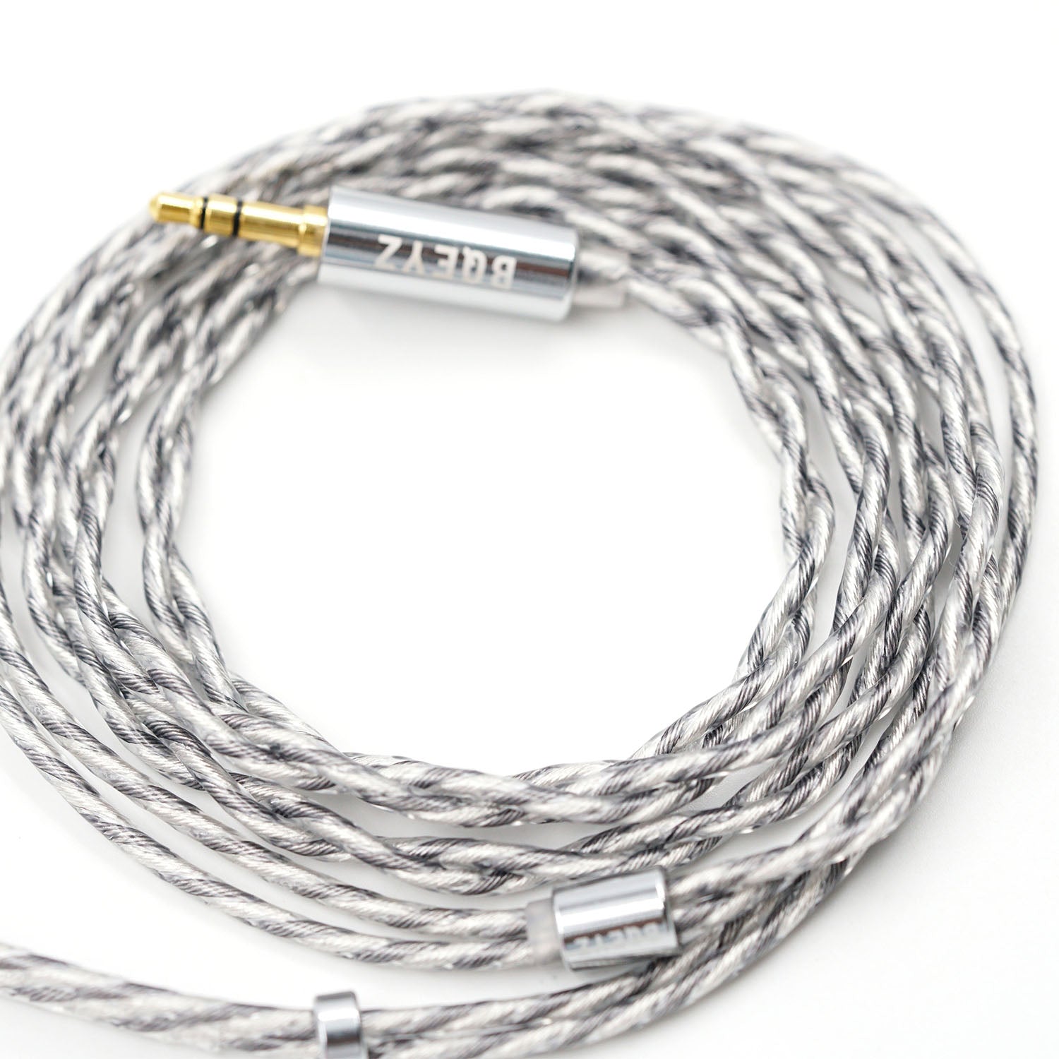 BQEYZ Hifi IEM Cable, Coiled Silver-Plated Wire for In-Ear Monitors - bqeyz.net