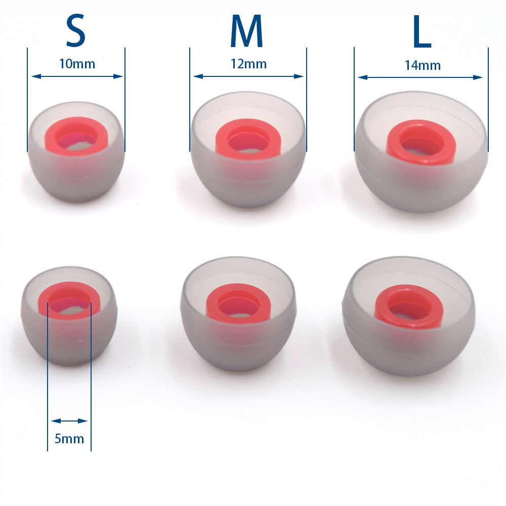 BQEYZ Hifi IEM Ear Tips, S/M/L Sizes Red-Core Silicone Earbuds for In-Ear Monitors - bqeyz.net