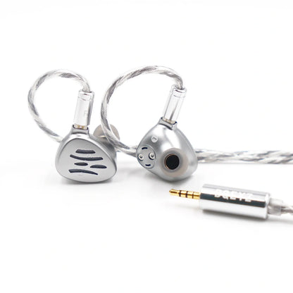 BQEYZ Wind Silver Hifi IEM Earphone 2.5mm Connector